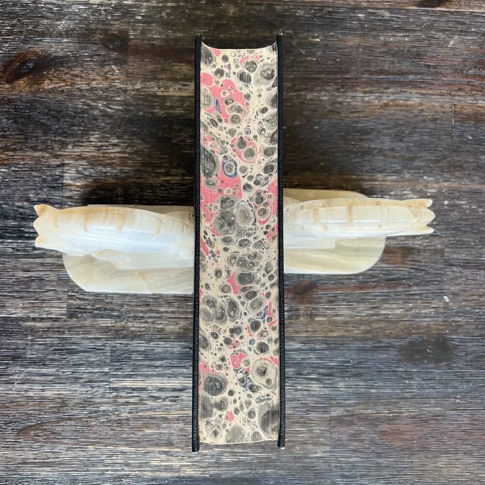 The Great Controversy Between Christ and Satan E.G. White Stone Marbling Edges